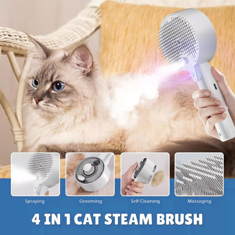 SteamClean Pet Grooming Brush