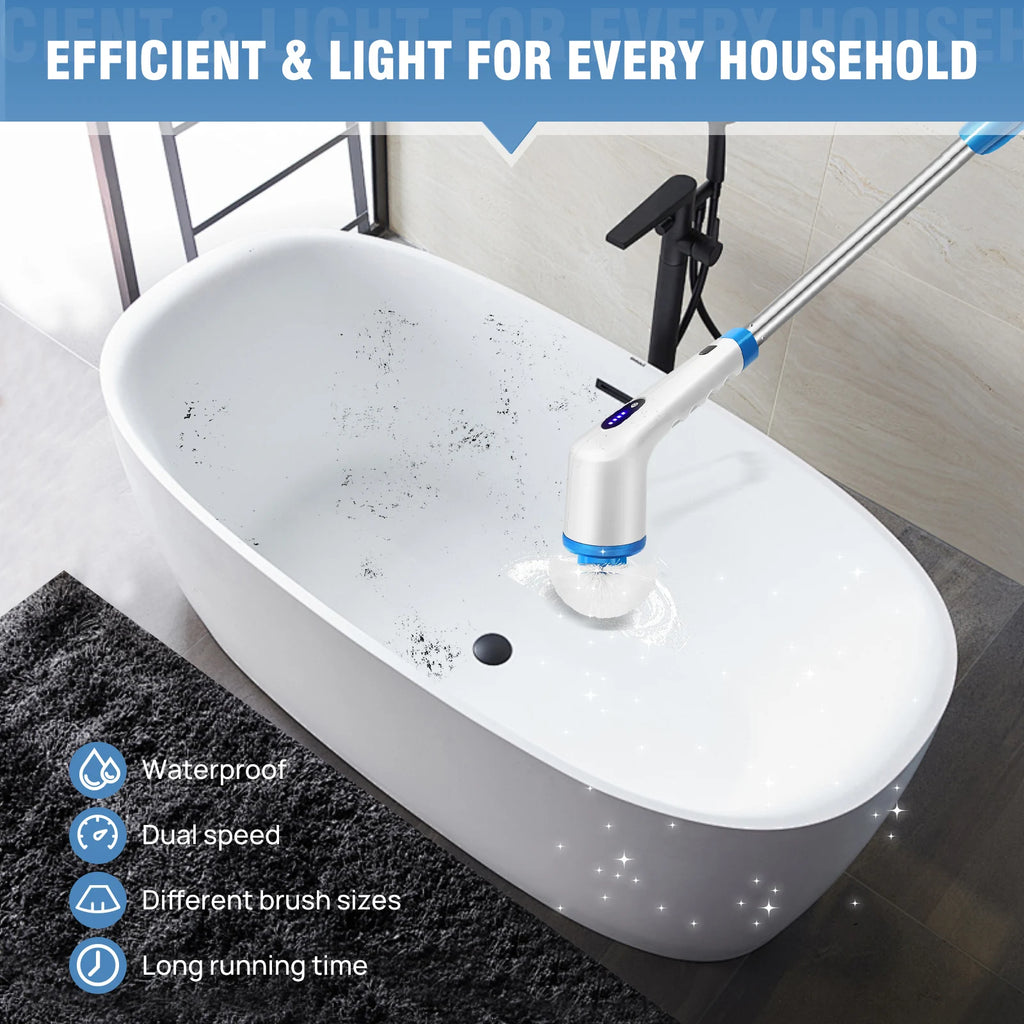 CleanFlow™ Electric Spin Scrubber