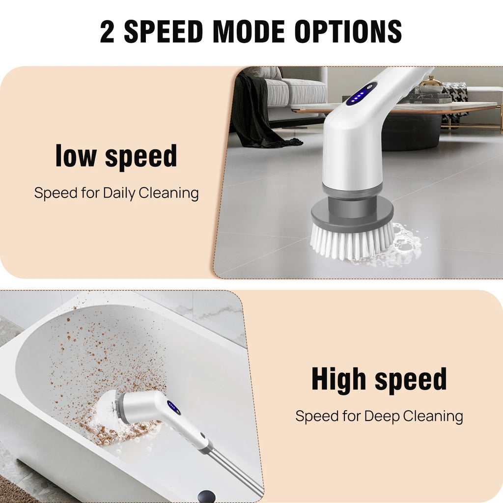 CleanFlow™ Electric Spin Scrubber