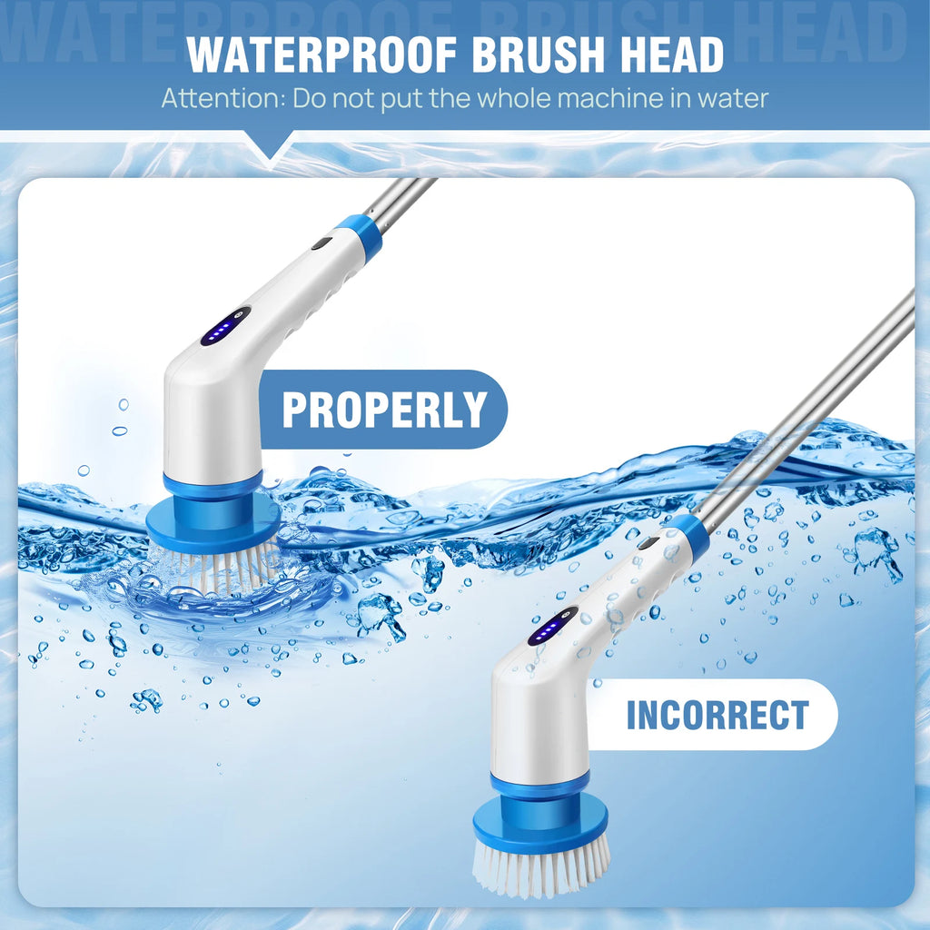 CleanFlow™ Electric Spin Scrubber