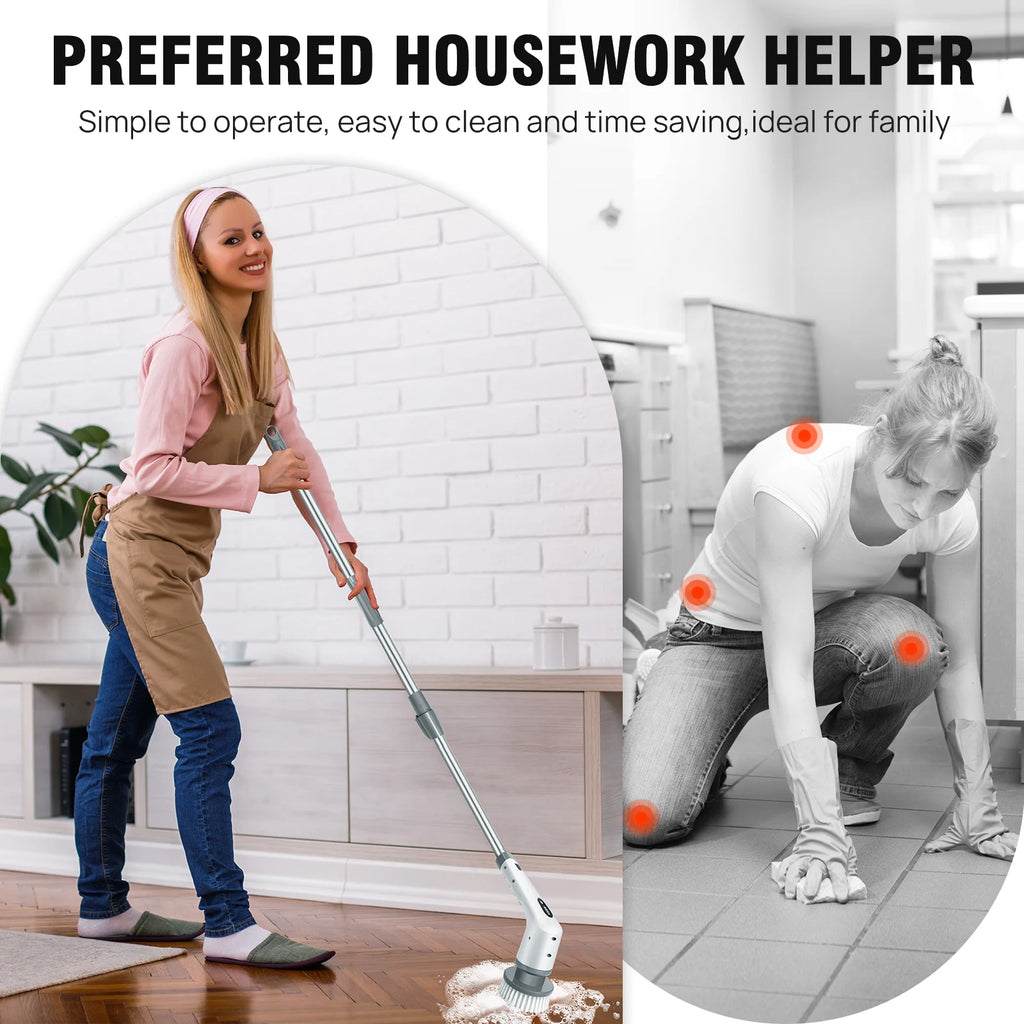 CleanFlow™ Electric Spin Scrubber