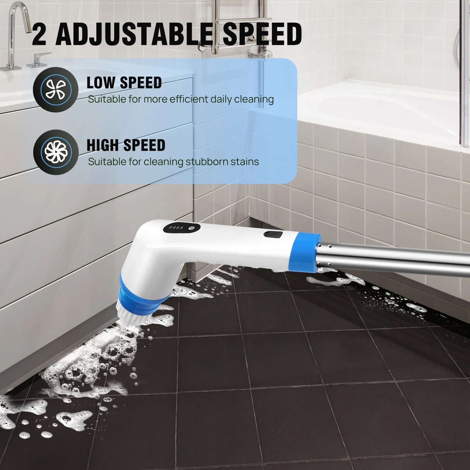 CleanFlow™ Electric Spin Scrubber