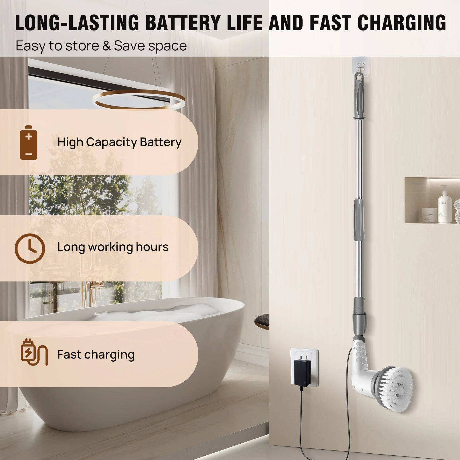 CleanFlow™ Electric Spin Scrubber