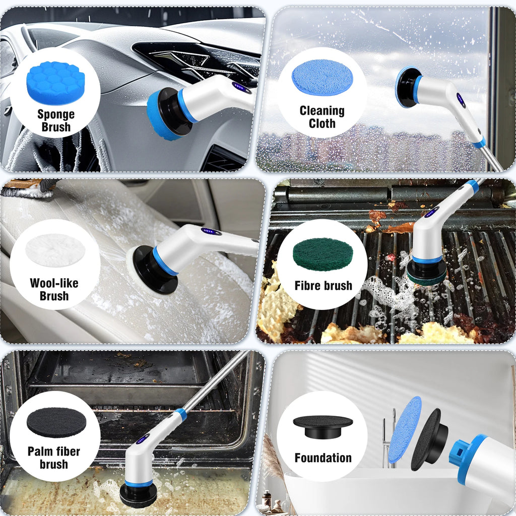 CleanFlow™ Electric Spin Scrubber